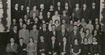 Finnish organization (Small Hall at 316 Bay St) in the 1930's. 
Back row 5th from left: Antti Kari, Edwm Sukai & Yrjo Saivo - front far right
2nd row 5th: Frank Makela